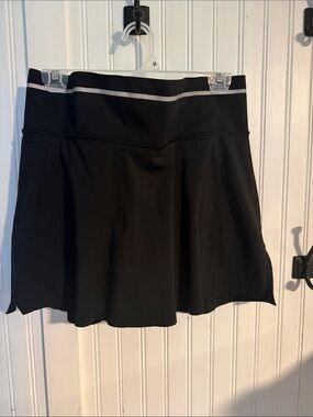 Athleta Black Active Skort with Reflective Waistband